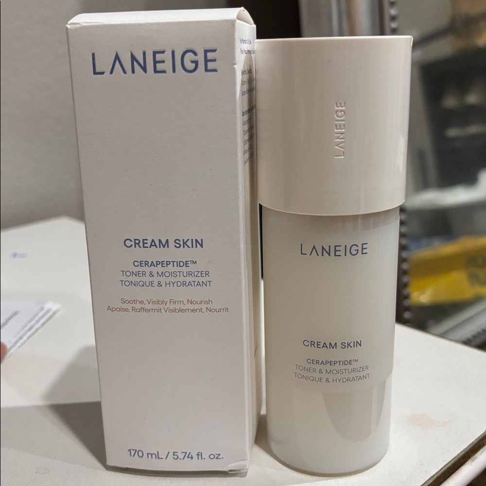 NEW Laneige Cr3am Skin Cerapeptide Ton3r & Moisturiz3r 170 ml
